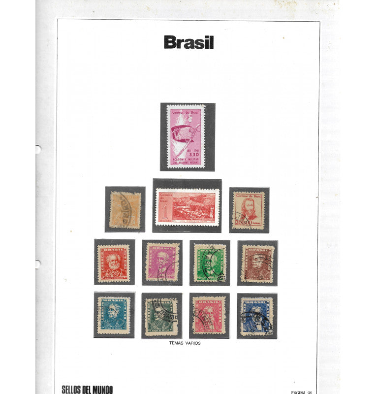 Libro de Estampilla del mundo. Gran enciclopedia de la filatelia